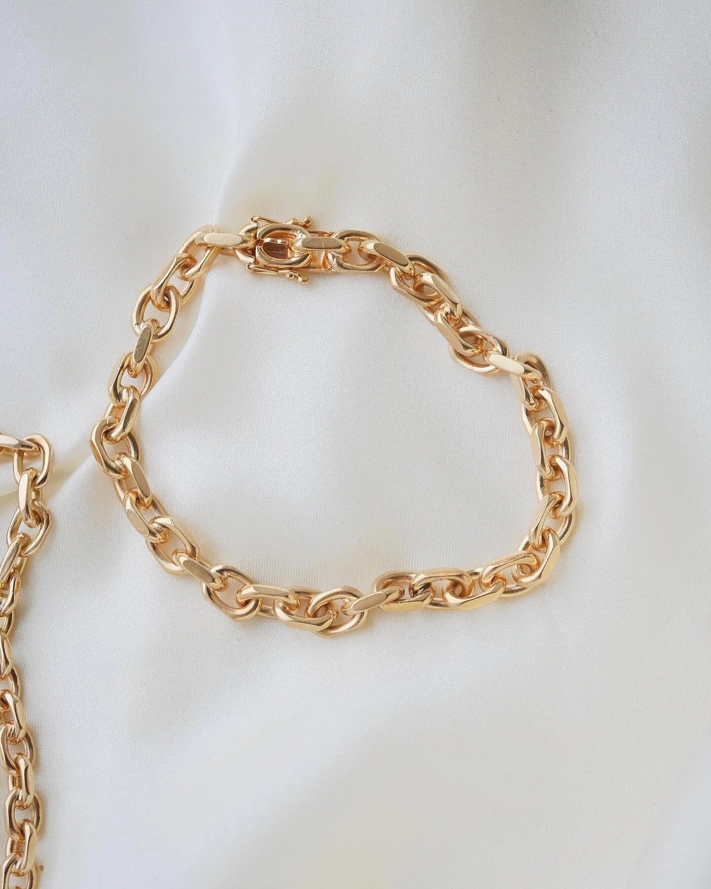 Amazing Swedish Vintage Anchor Bracelets 18K Gold