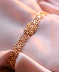 Incredible Star Link Bracelet 18K Gold Sweden 1964