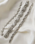 Three Scandinavian Sterling Bracelets Selling Separately
