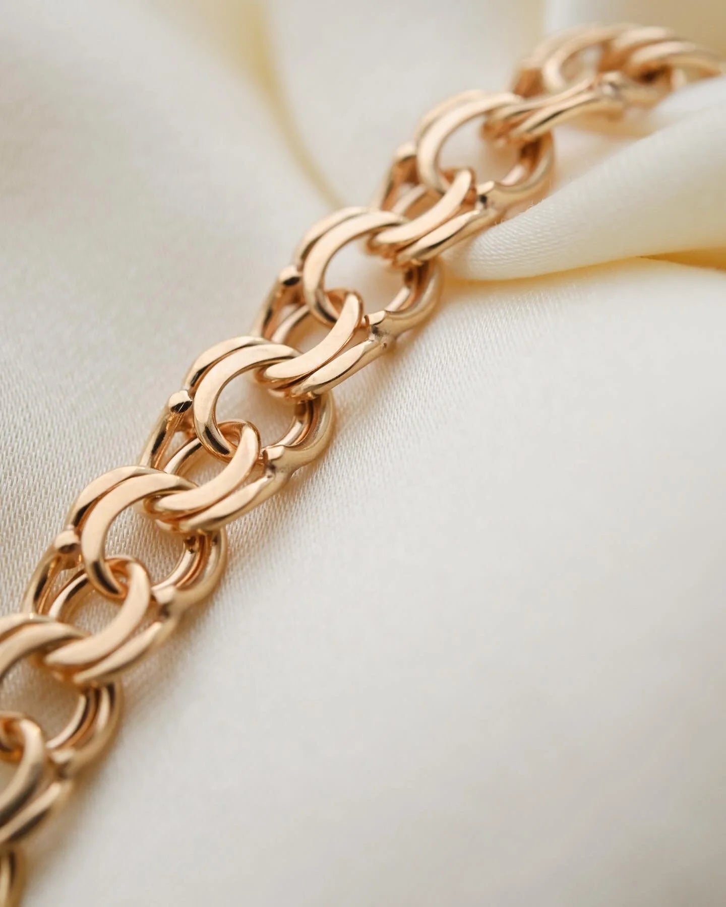 Gorg Top Condition Swedish Vintage Link Bracelet 18K Gold 1967