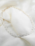 Two-in-one Woven Dream Necklace Sterling Silver Denmark 1990s