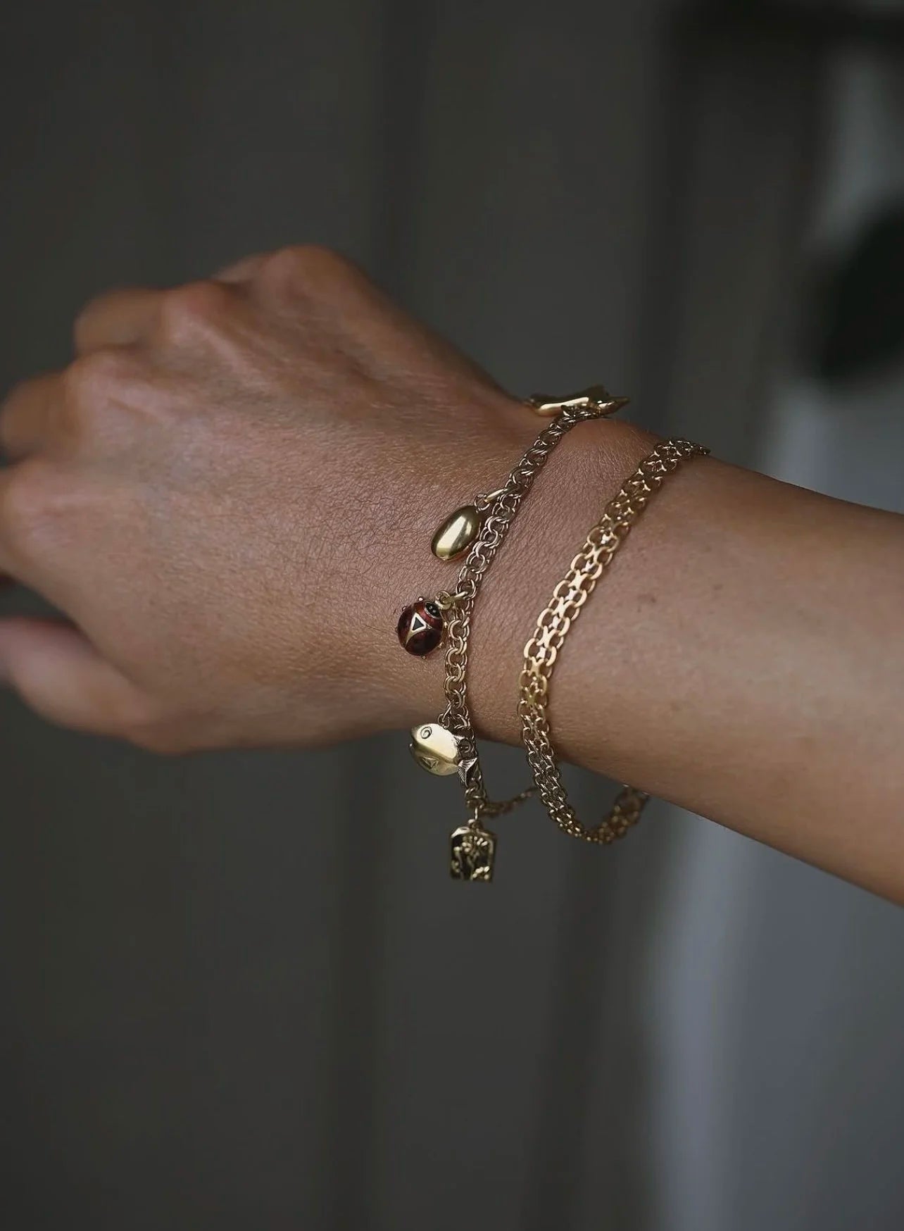 Stunning Radiant Vintage Bracelet 18K Gold Sweden 1960s