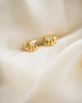 Swedish Vintage She’ll Earrings 18k Gold 1940s