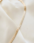Gorg Mid Size Brick Link Chain 14K Gold 1960s