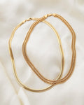 Gorgeous Italian Fancy S Link Necklace 18K Gold