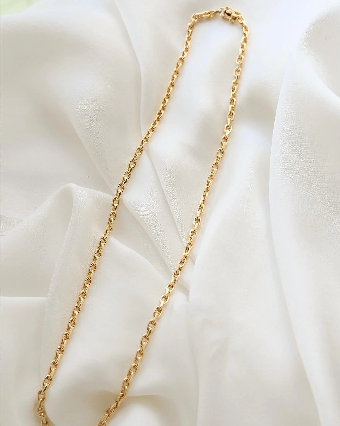 The Best Danish Vintage Biker Chain Superb Craftsmanship 14K Gold 1980s