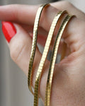 Beautiful Liquid Gold Necklace 14K 1970s