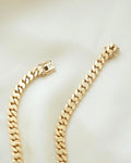 Super Heavy Danish Curb Link Dream Necklace 14K Gold