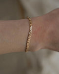 Antique Watch Chain Bracelet w Danish Coin 18-22K Gold 1913