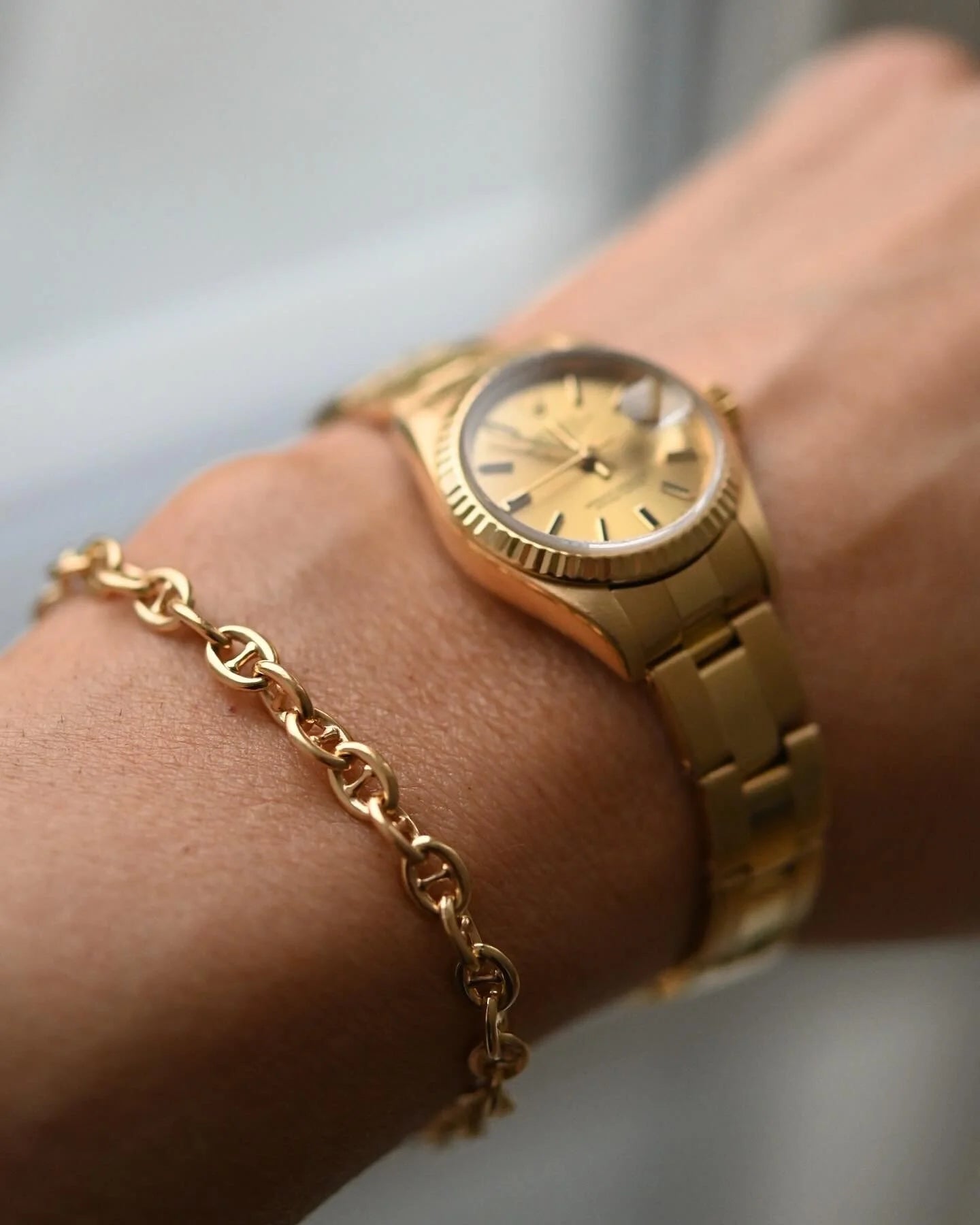 Old Rare Mariner /Gucci Link Bracelet from 1934 18K Gold