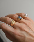 Pick Your Dream Ring 💙🤍💛 Swedish Vintage Rings 18K Gold Mid 1900s