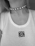 Heavy Gorgeous Vintage Sterling Silver Choker Necklace Sweden 1967