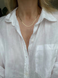 Classic Vintage Curb Link Chain 18K Gold Sweden 1970