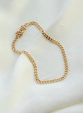 The Best Never Take Off Curb Link Vintage Bracelet 18K Gold