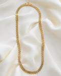 Danish Vintage Rolex Link Necklace 14K Gold 1980