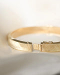 Gorg Satin Glow Bangle 14K 1960s