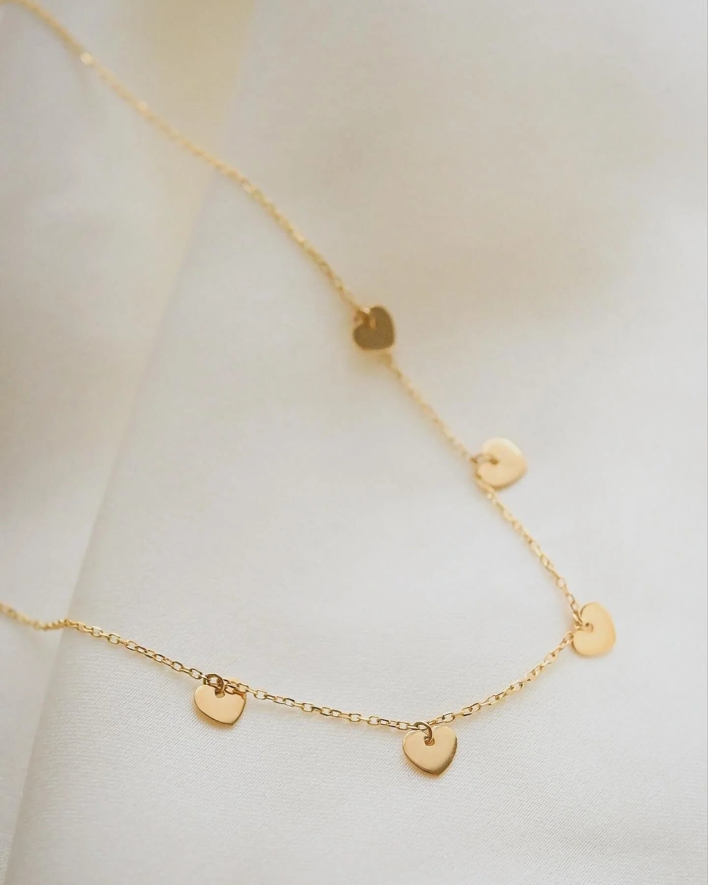 Dainty Heart Cutie Necklace 18K Gold