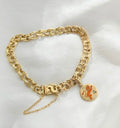 Magical Zodiac Charm Bismarck Bracelet 18K Gold 1944