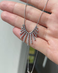 Gorg Italian Vintage Diamond Necklace 14K Gold