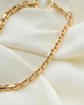 Big Fat Antique Anchor Link Watch Chain 18K Gold