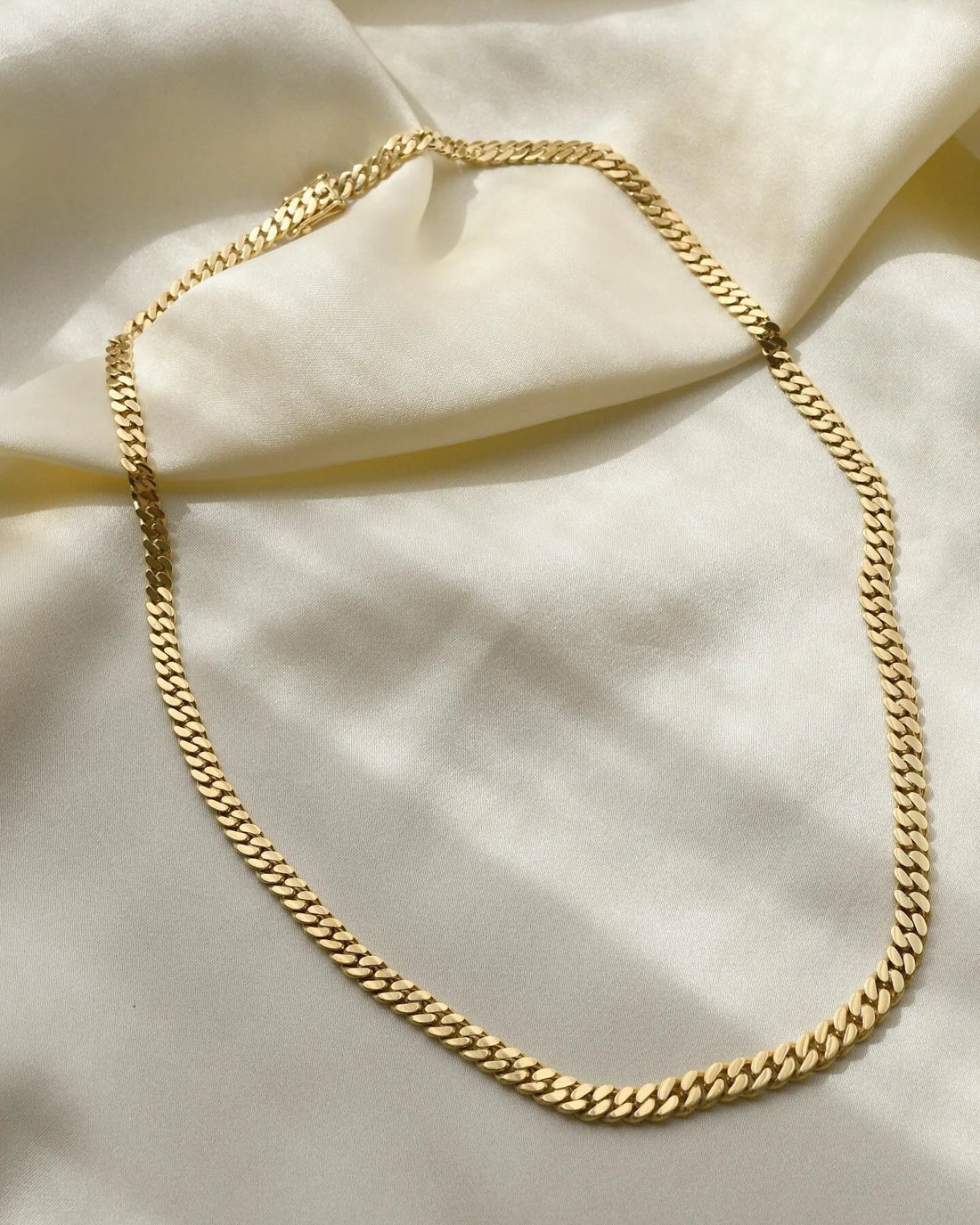Vintage Viggo Pedersen Curb Link Chain 14K Gold 1960s