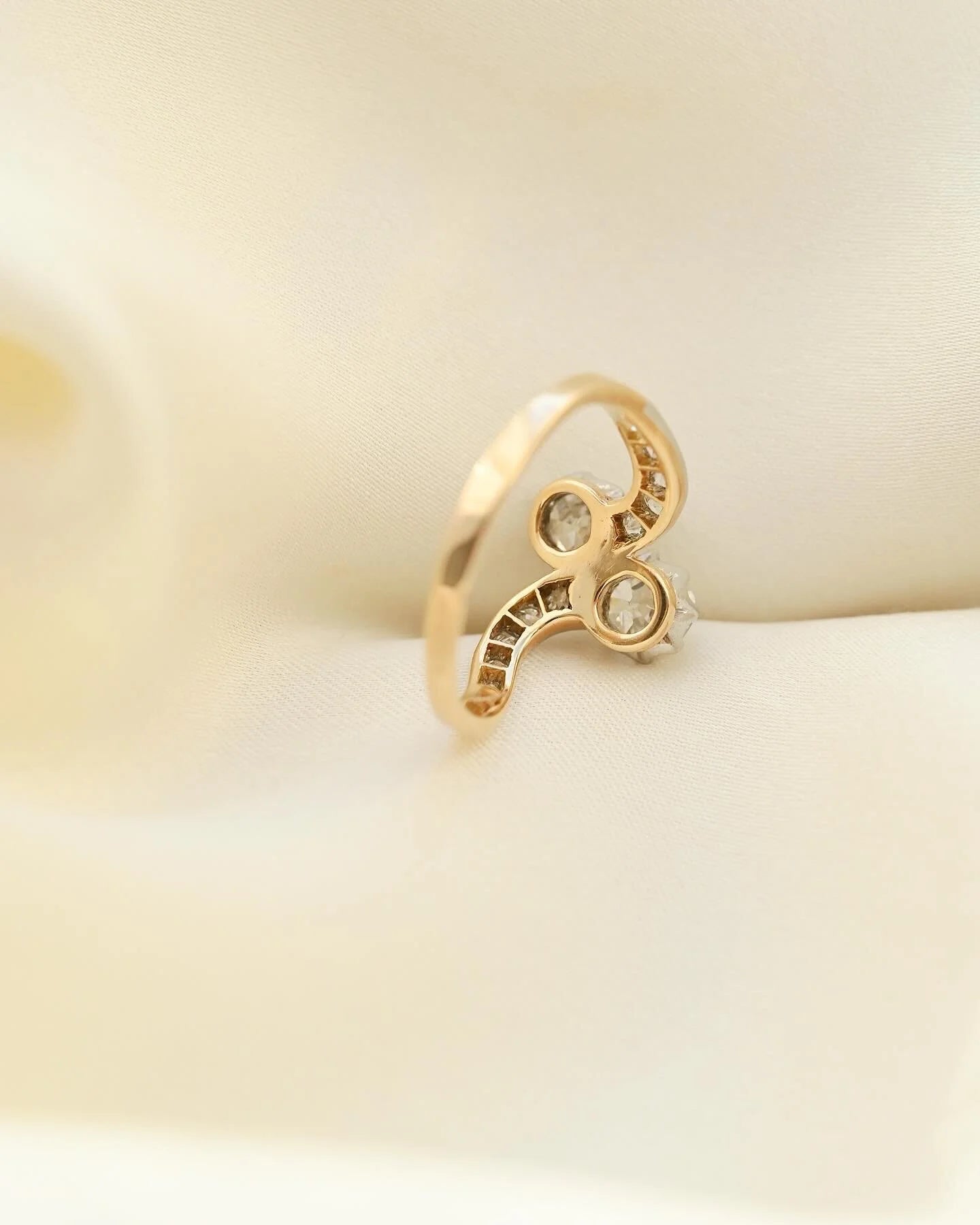 The Ring You Wanted Him to Buy But Now Can Buy Yourself Antique Diamonds 18K Gold 1930s