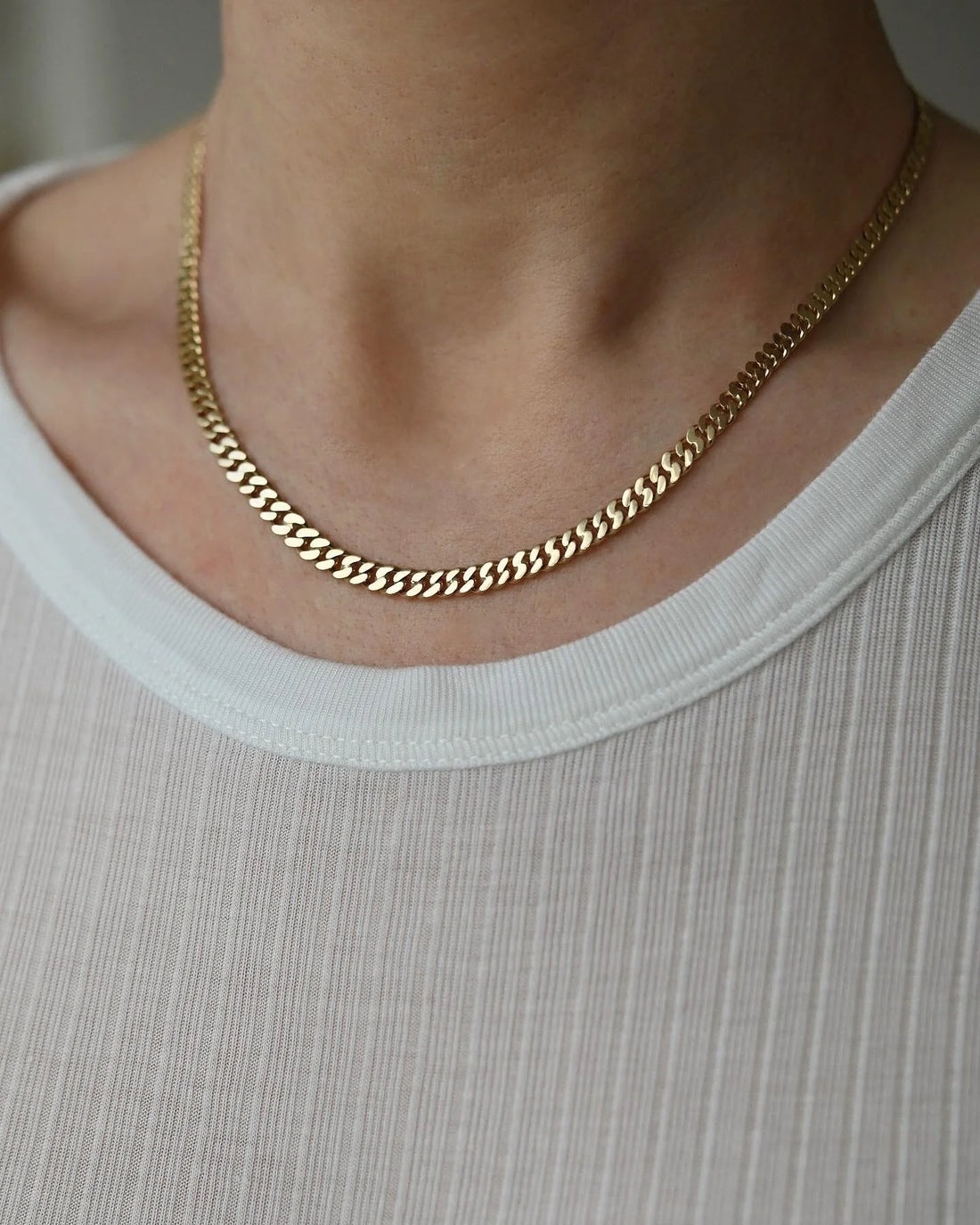 Stunning Vintage Curb Link Chain 14K Gold 1963
