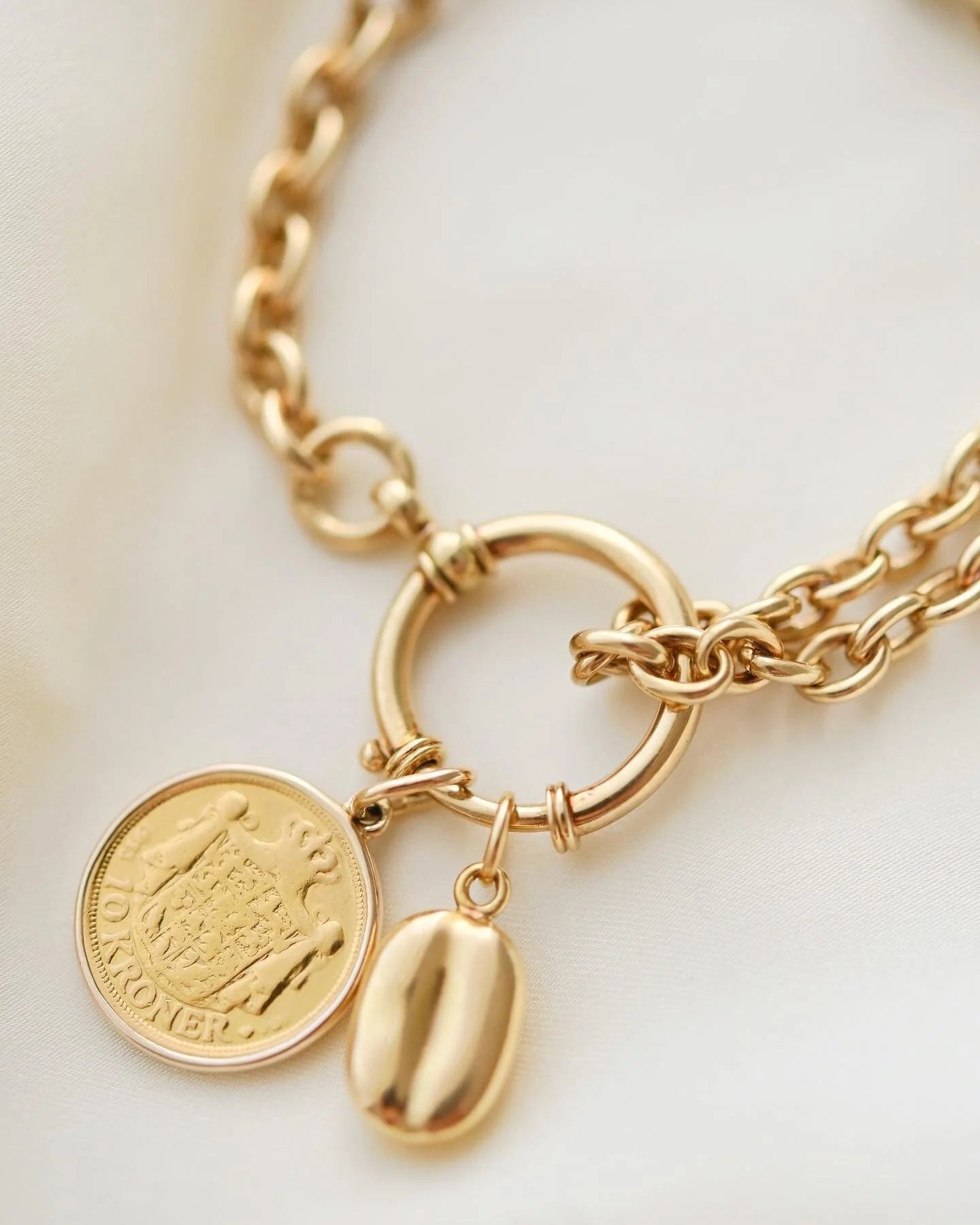 PERFECT Bracelet or Chain Extender Watch Chain Antique 26 Grams 18K Gold
