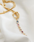 Gorgeous Upgraded Sapphire Vintage Pendant 18K Gold