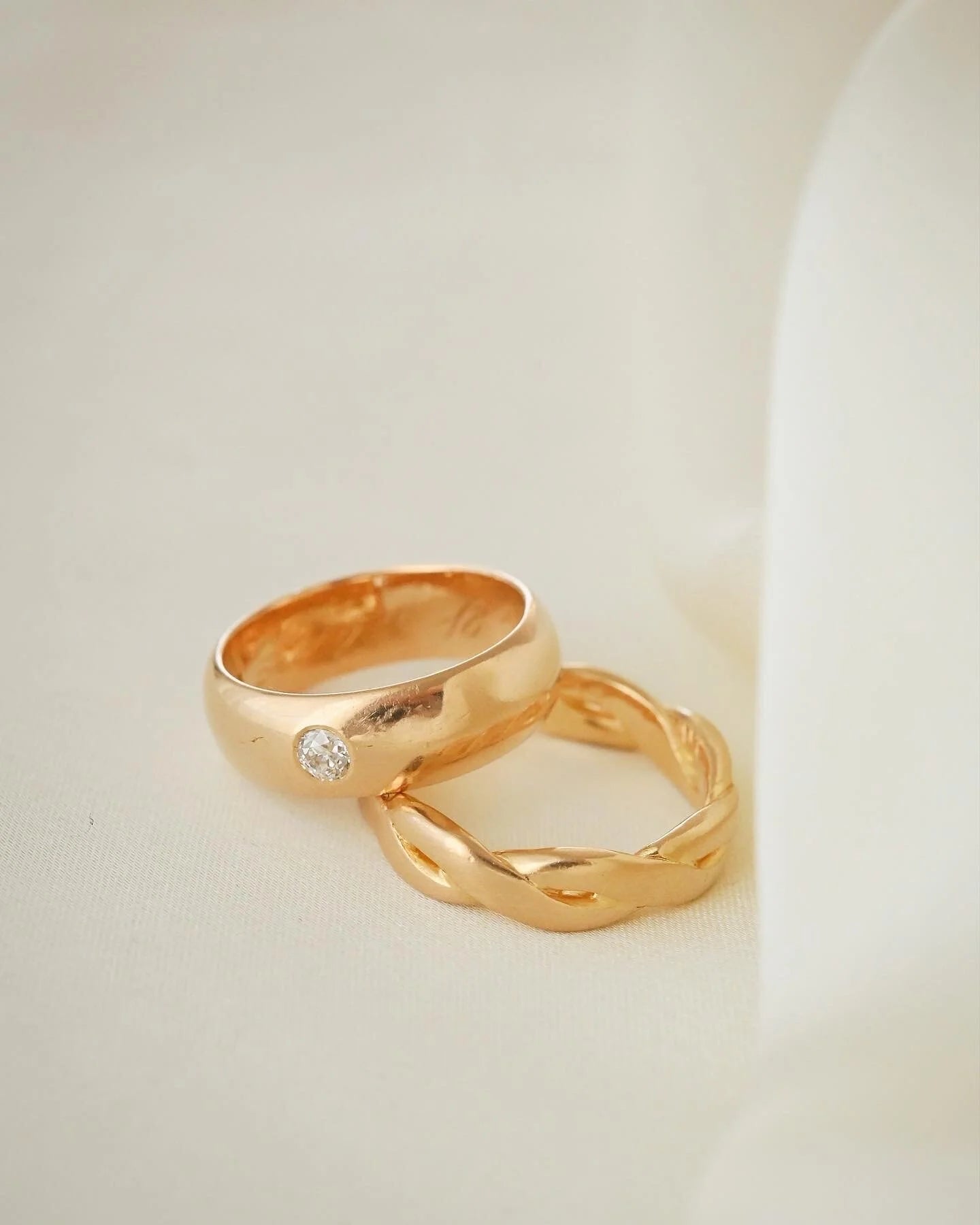 Chubby Rings 18K Gold 1891 and 1973