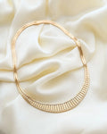The Sexiest Sublime Danish Vintage 14K Gold Geneva Variation Link Necklace