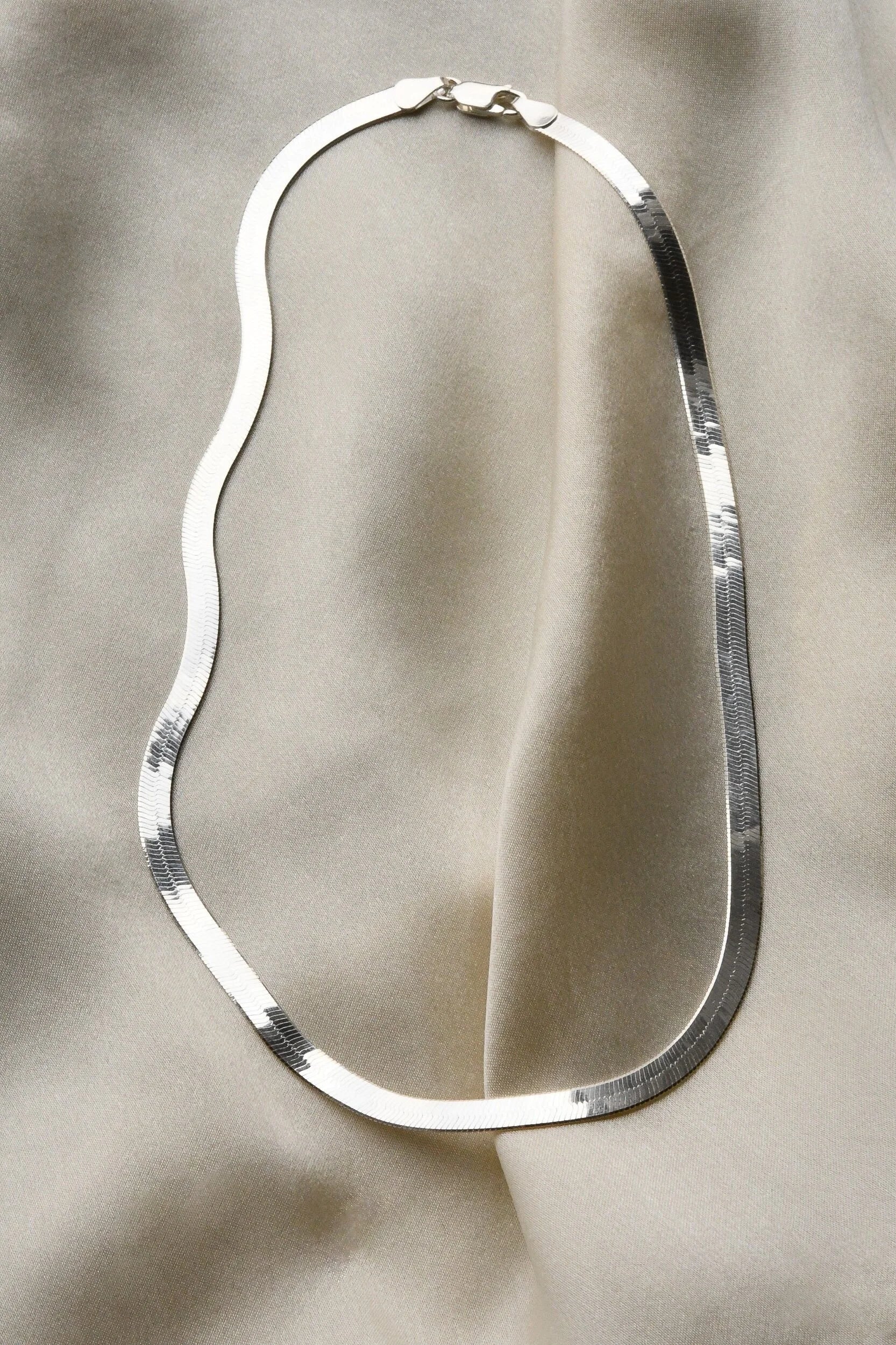 High Quality Italian Vintage Silver Chain 1980s