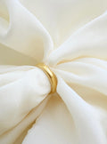 Glowing Antique High Carat Gold Band 23K Gold Sweden 1940s