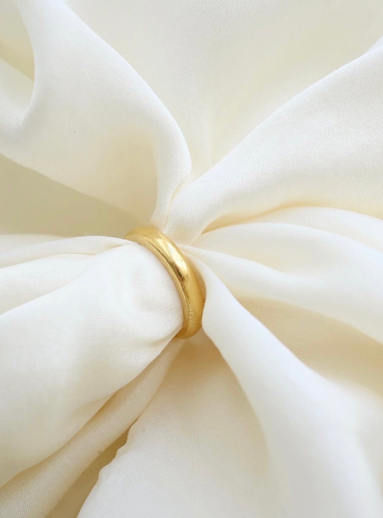 Glowing Antique High Carat Gold Band 23K Gold Sweden 1940s