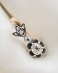 The Sweetest Antique Old Cut Diamond Earrings 18K Gold
