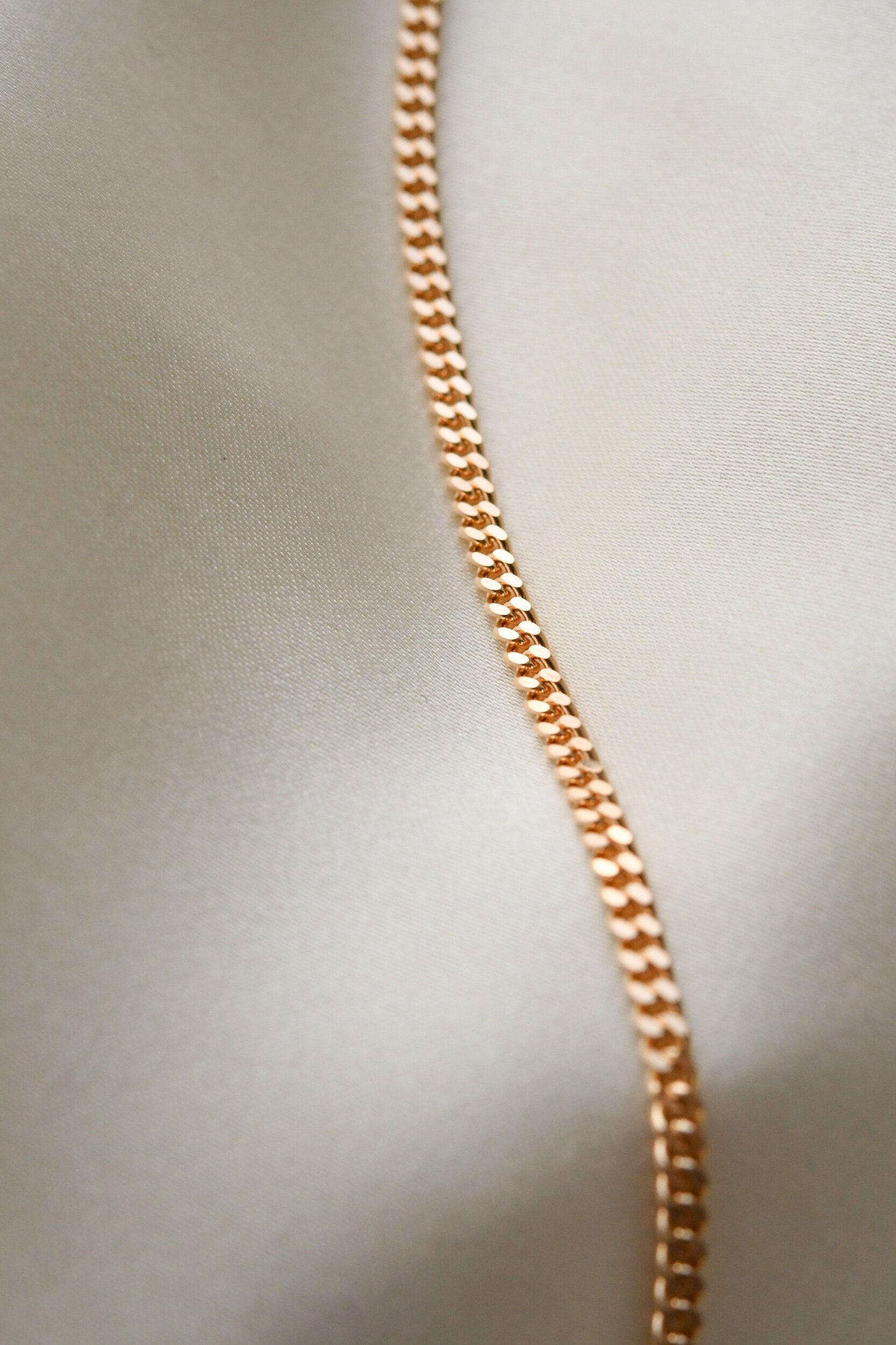 Selling Separately! Baby Bismarck, Bismarck and Curb Link Chain 18K Gold 1960s