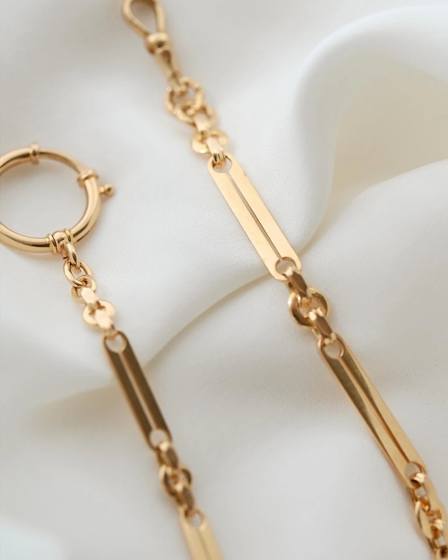 Bracelet or Chain Extender Swedish Antique 18K Gold Fully Hallmarked 1910s