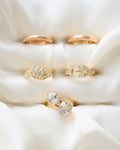 Gorgeous Antique Quartz Crystal Ring 23K Gold 1914
