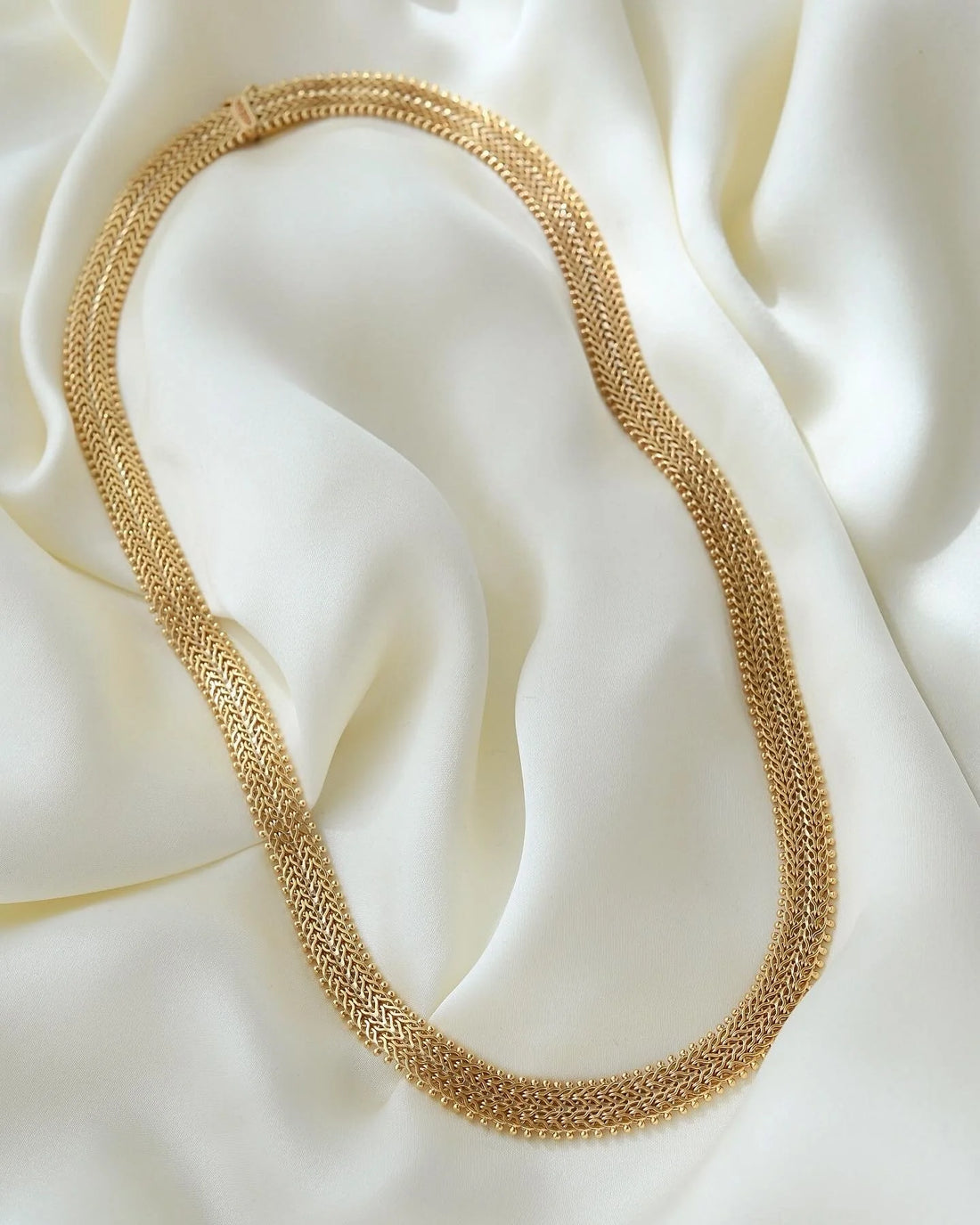 Amazing 53 Grams One of A Kind Necklace 14 Gold 1970s