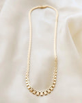 Perfect Baby Cleo / Brick Link Necklace 14K Gold 1970-1973