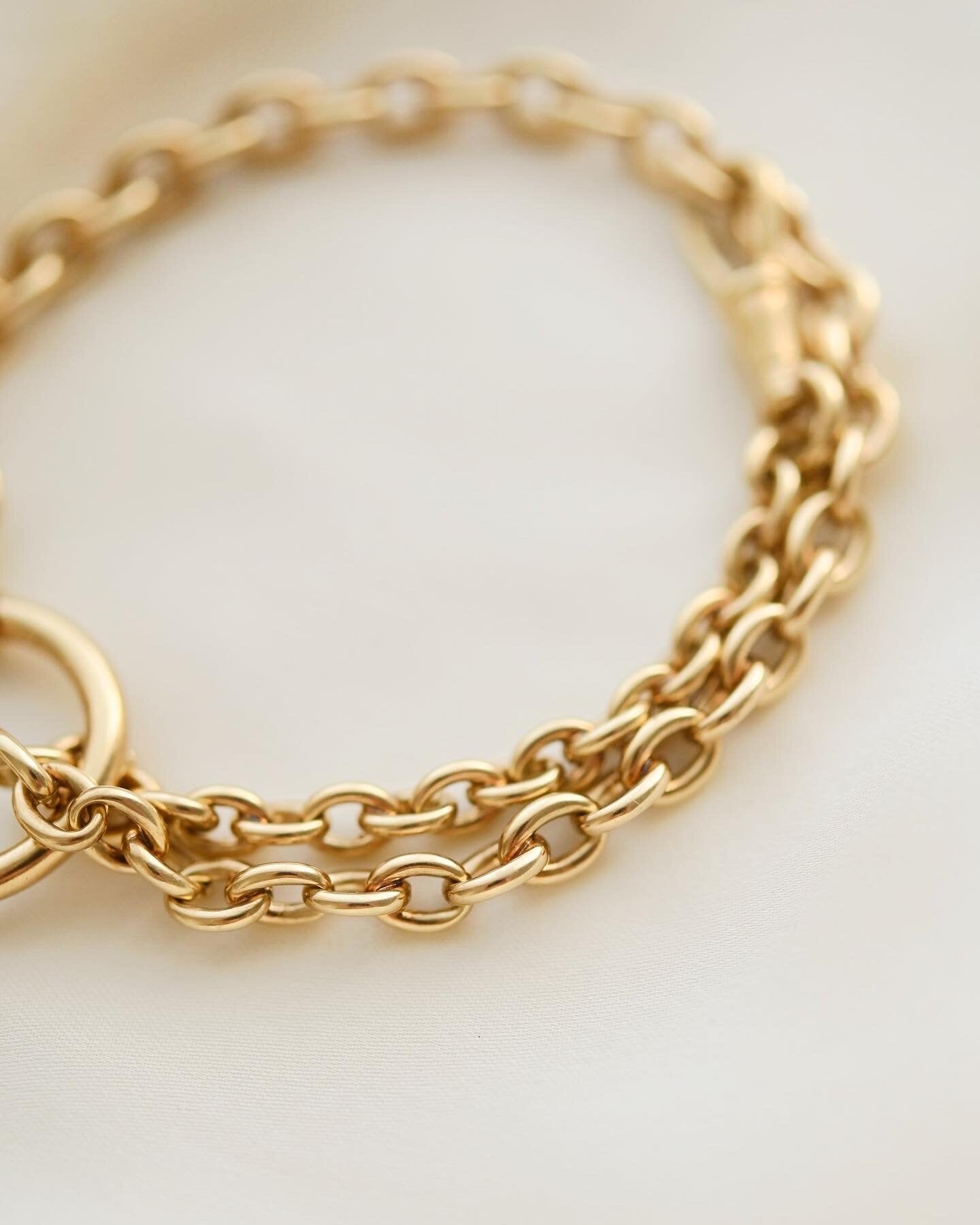 PERFECT Bracelet or Chain Extender Watch Chain Antique 26 Grams 18K Gold