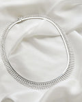 Sublime Silver Necklace Cleopatra Style Sweden 1970s