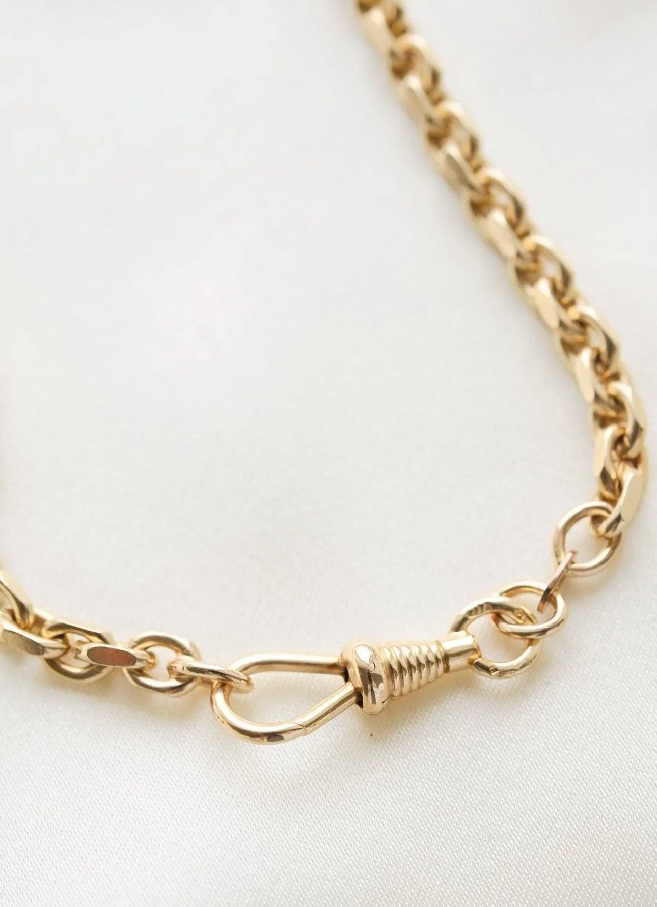 Perfect Danish Anchor Link Chain 8K Gold