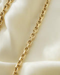 From Personal Collection! Vintage Anchor Chain 5mm 14K Gold 1970s