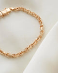 Rare Italian 18K Solid Gold Anchor Link Bracelet