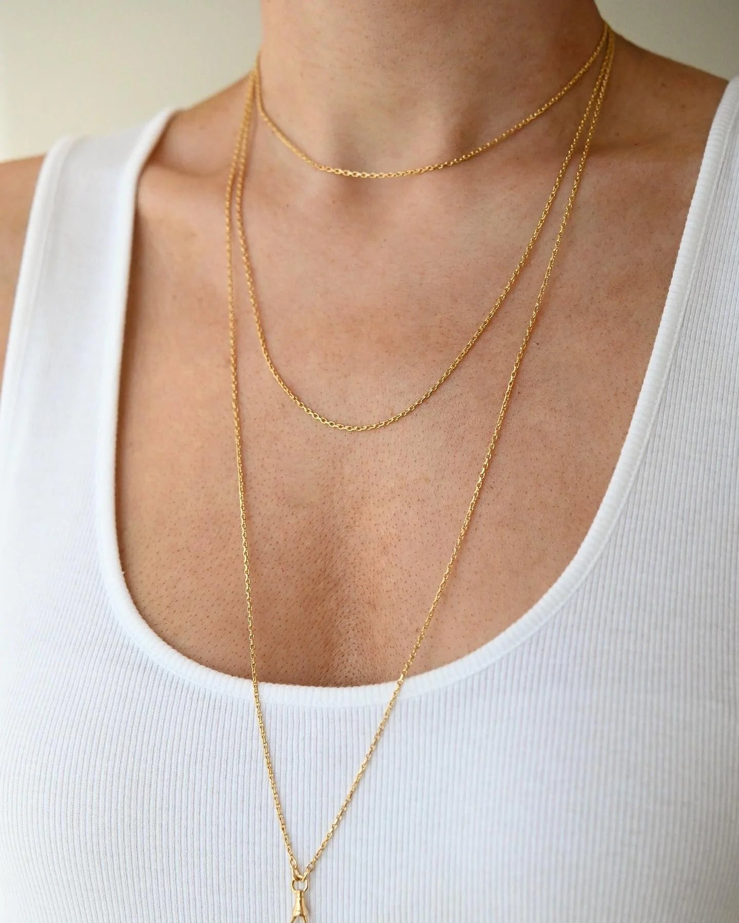 Versatile Amazing Antique Longguard Chain 18K Gold 1800s