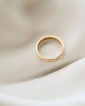 Stunning High Polished Band 18K Gold Swedish Vintage 1962