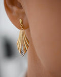 Gorgeous Vintage Earrings 18K Gold 1950s