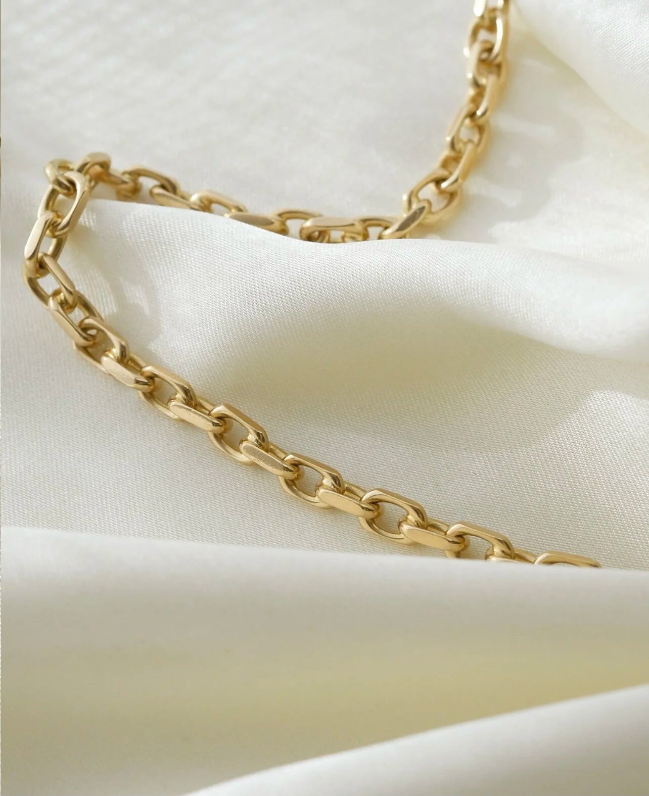 Rare Ultra Long Anchor Chain 14K Gold
