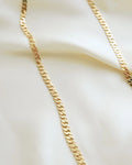 RADIANT Vintage Curb Link Chain Necklace 14K Gold
